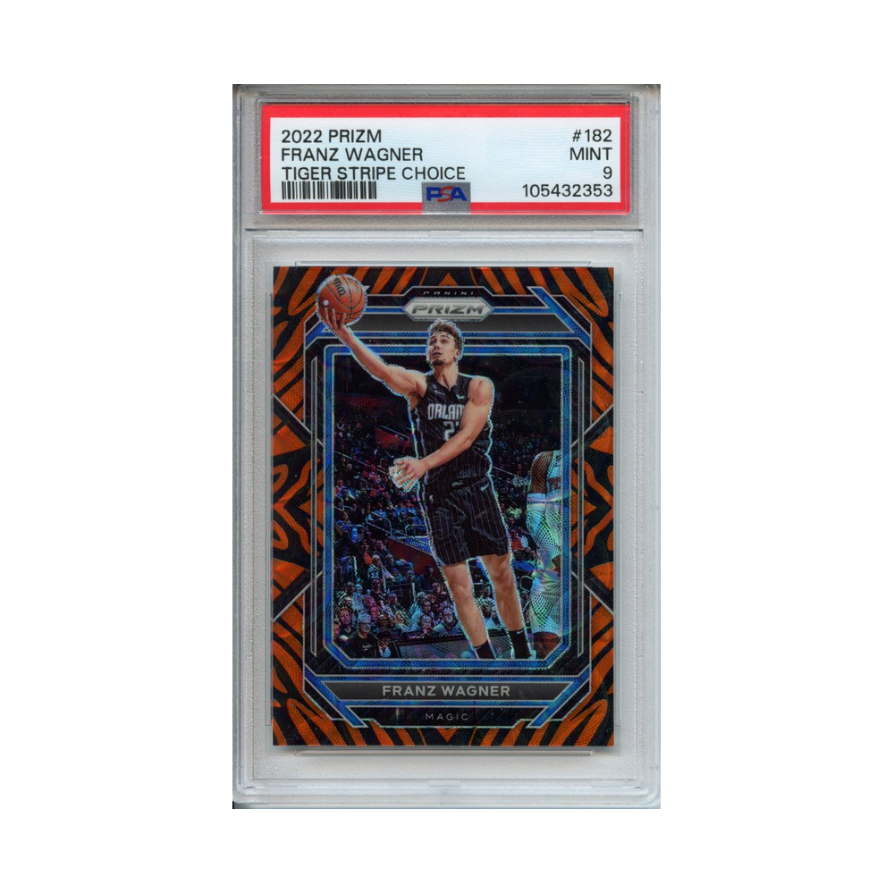 Franz-Wagner-Tiger-Stripe-Choice-2022-Prizm-PSA-9-Vorderseite