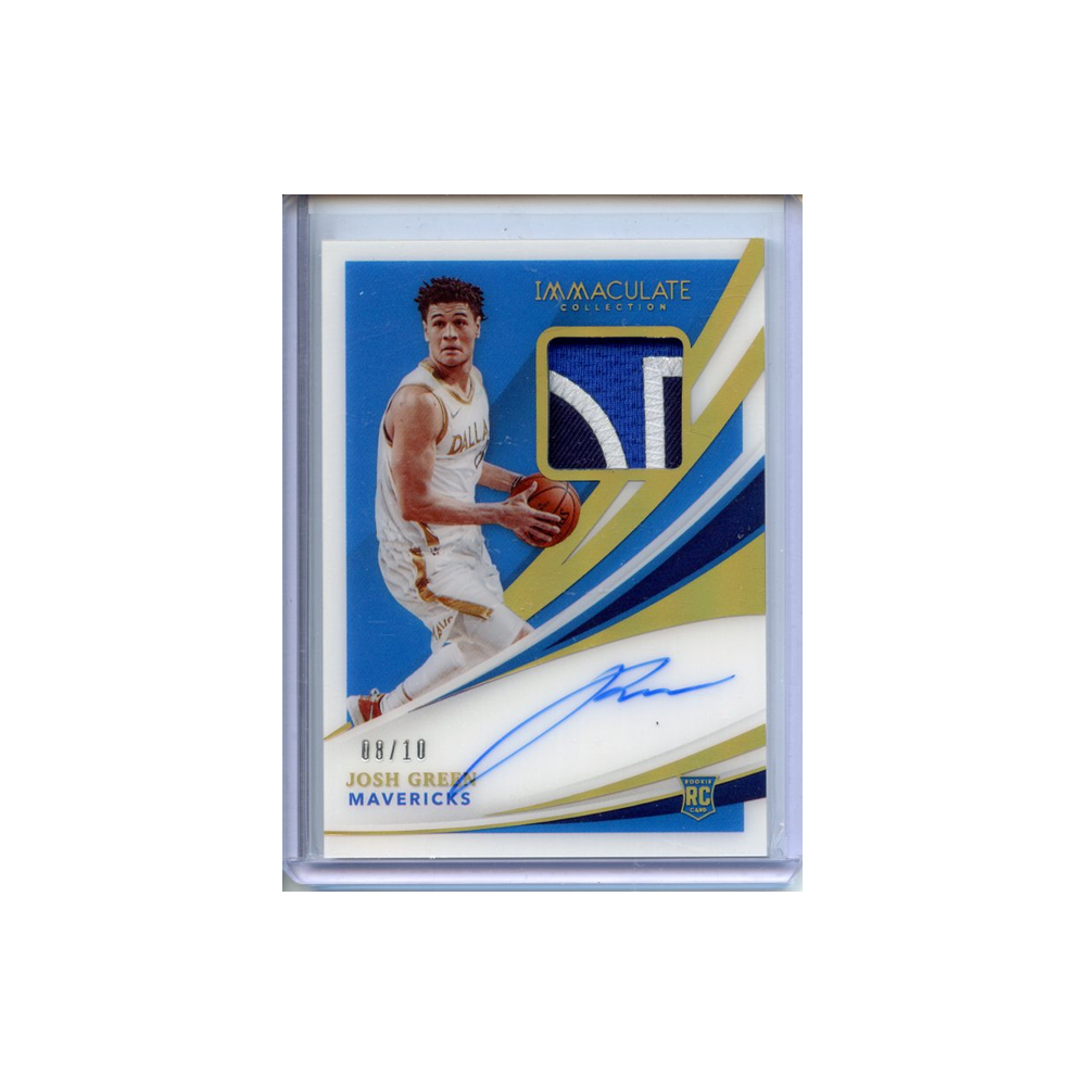 Josh-Green-Patch-Autograph-/10-2020-Immaculate-Collection-Vorderseite