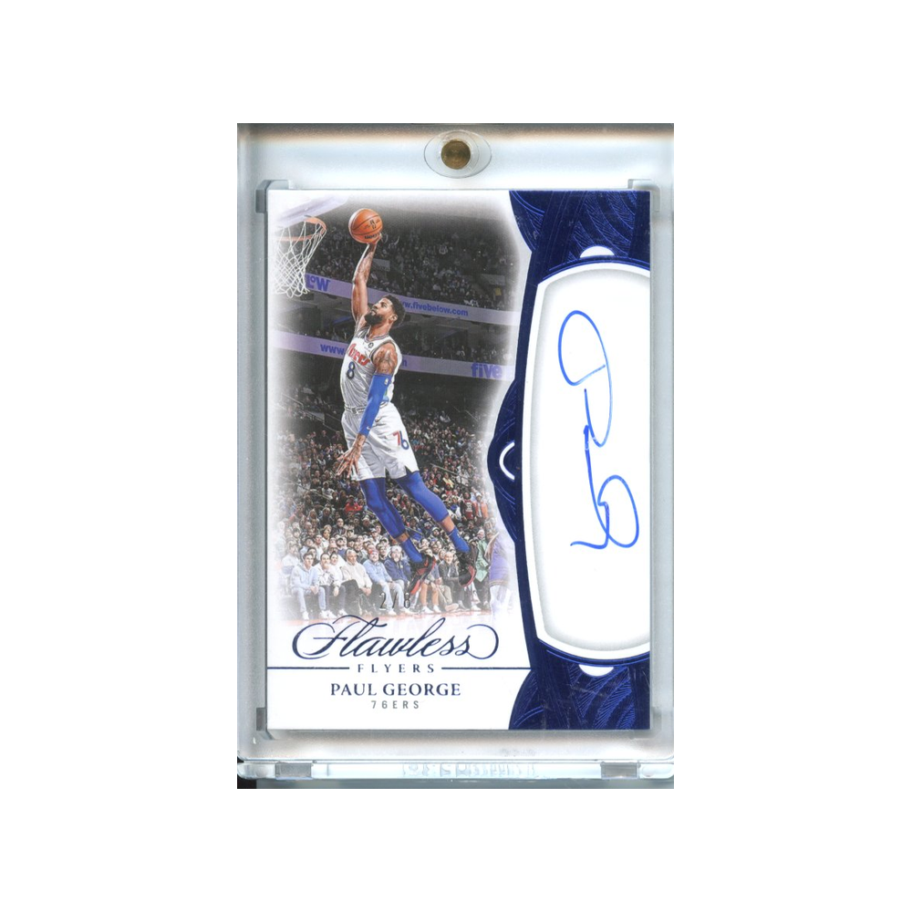 Paul-George-Autograph-Blue-/8-2024-Flawless-Vorderseite