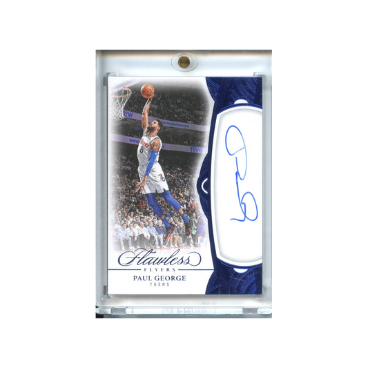 Paul-George-Autograph-Blue-/8-2024-Flawless-Vorderseite