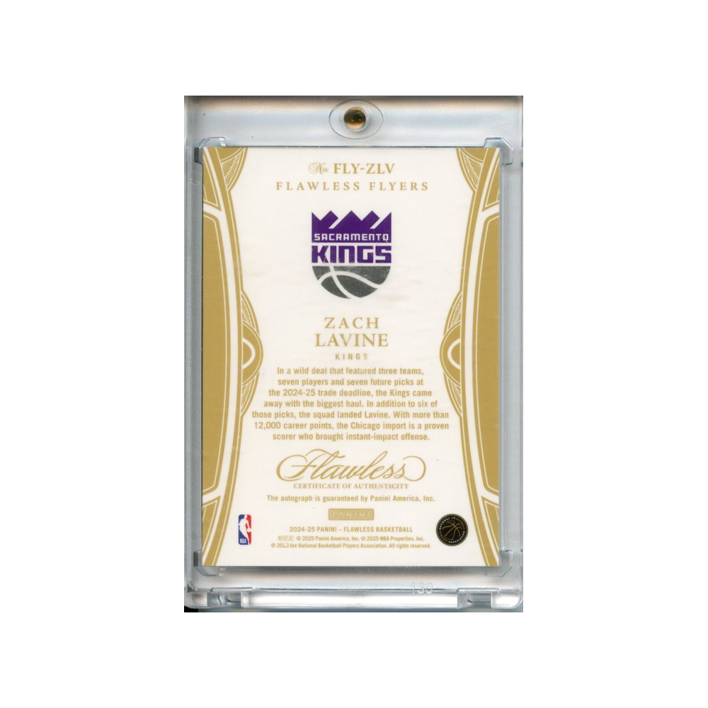 Zach-Lavine-Auto-/5-2024-Flawless-Rückseite