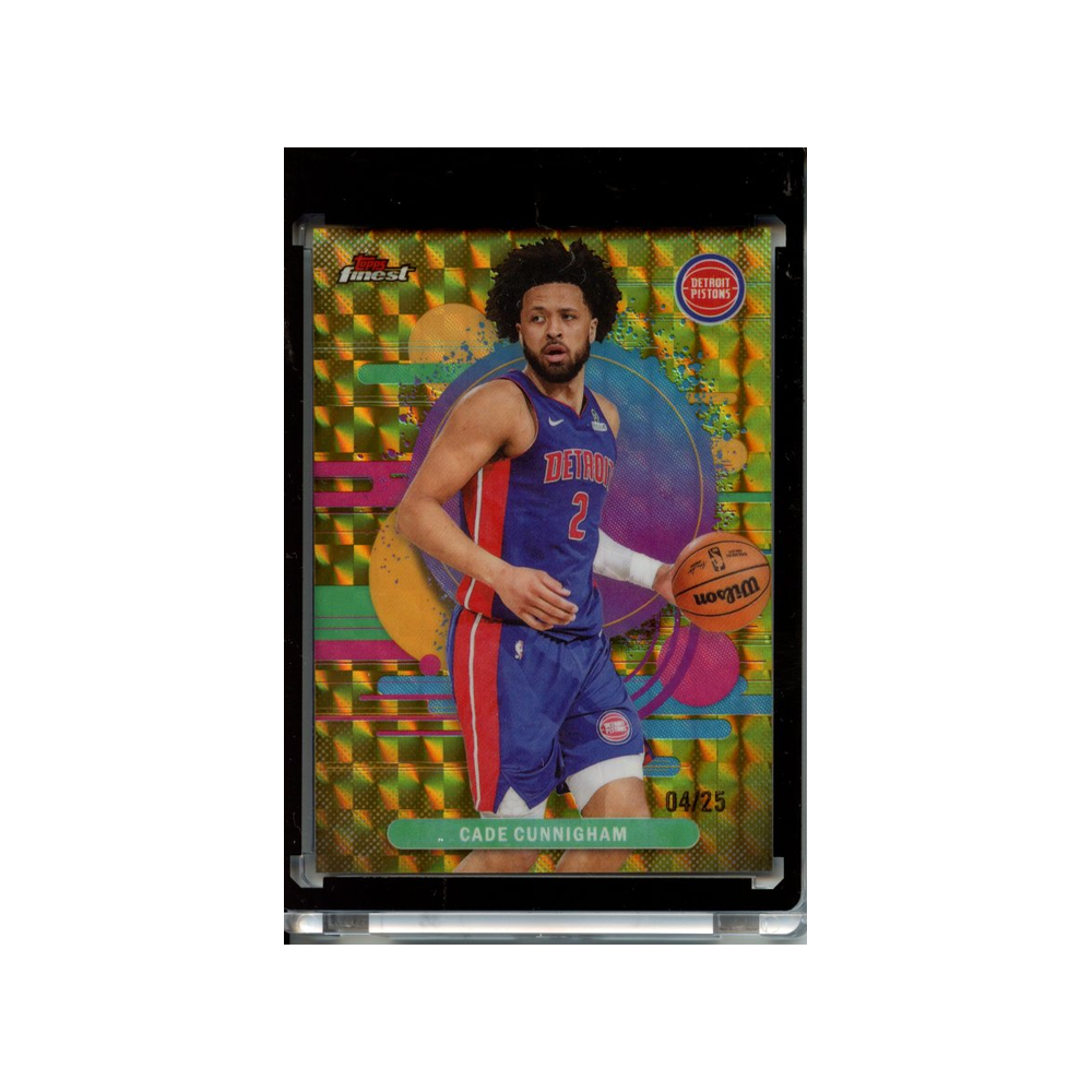 Cade-Cunningham-Orange-Geometric-/25-2025-Topps-Finest-Vorderseite