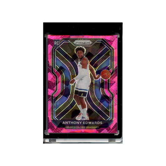 Anthony-Edwards-Pink-Cracked-Ice-2020-Prizm-Vorderseite