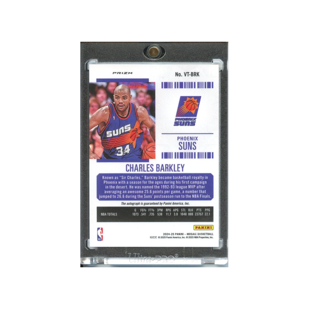 Charles-Barkley-Auto-Black-Gold-Veteran-Ticket-/8-2024-Mosaic-Rückseite