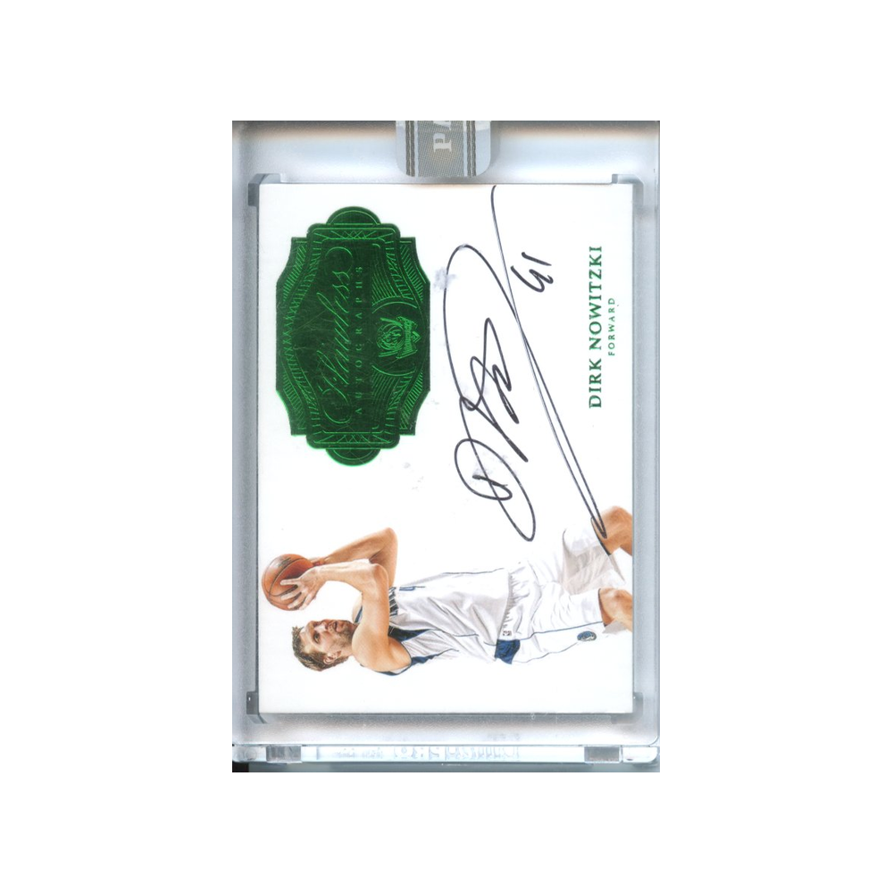 Dirk-Nowitzki-Auto-White-Box-1/1-2016-Flawless-Vorderseite