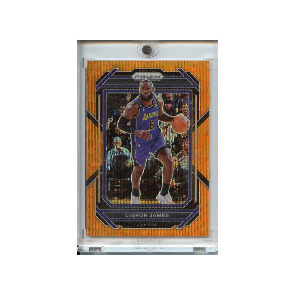 Lebron-James-Orange-Wave-/60-2022-Prizm-Vorderseite