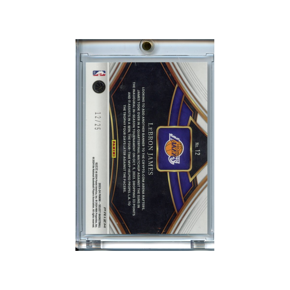 Lebron-James-Snapshots-/25-2023-Select-Rückseite