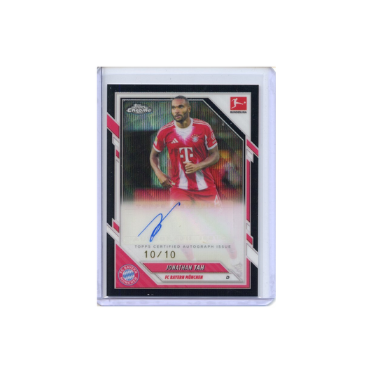 Jonathan-Tah-Auto-Black-Wave-/10-2025-Topps-Chrome-Vorderseite