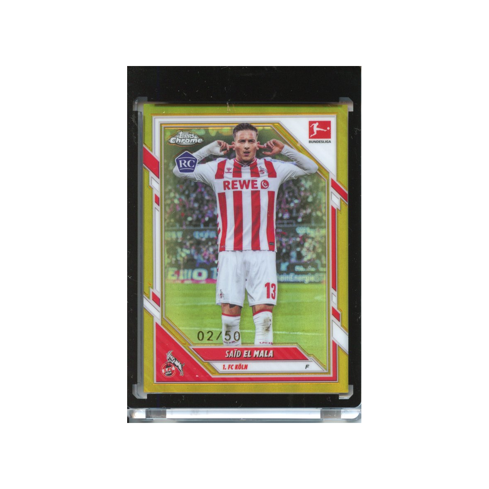 Said-El-Mala-Gold-Refractor-/50-2025-Topps-Chrome-Vorderseite