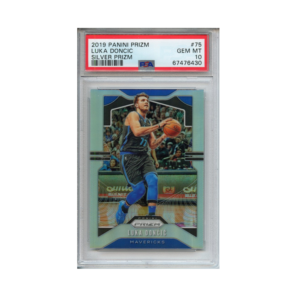 Luka-Doncic-Silver-Prizm-2019-Panini-Prizm-PSA-10-Vorderseite