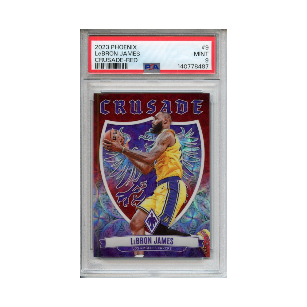 Lebron-James-Crusade-Red-2023-Phoenix-PSA-9-Vorderseite