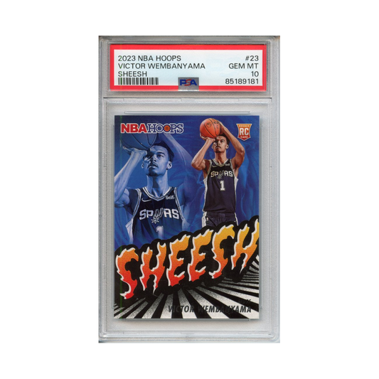 Victor-Wembanyama-Sheesh-2023-NBA-Hoops-PSA-10-Vorderseite