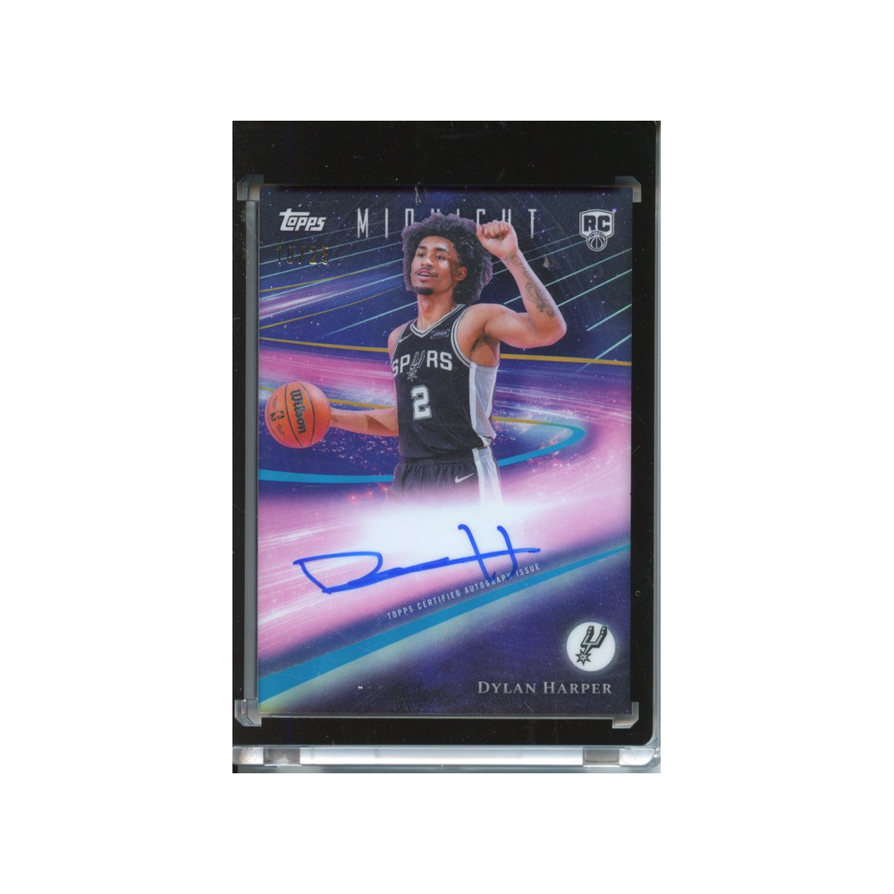 Dylan-Harper-Auto-/25-2025-Topps-Midnight-Vorderseite