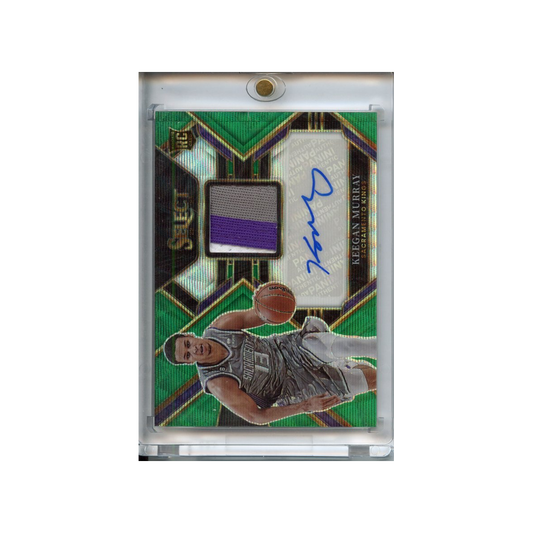 Keegan-Murray-Patch-Auto-Green-Wave-/25-2022-Select-Vorderseite