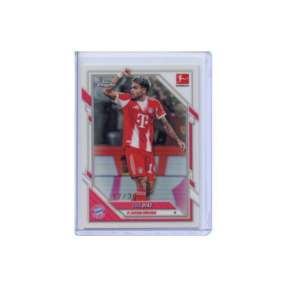 Luis-Diaz-White-/30-2025-Topps-Chrome-Vorderseite