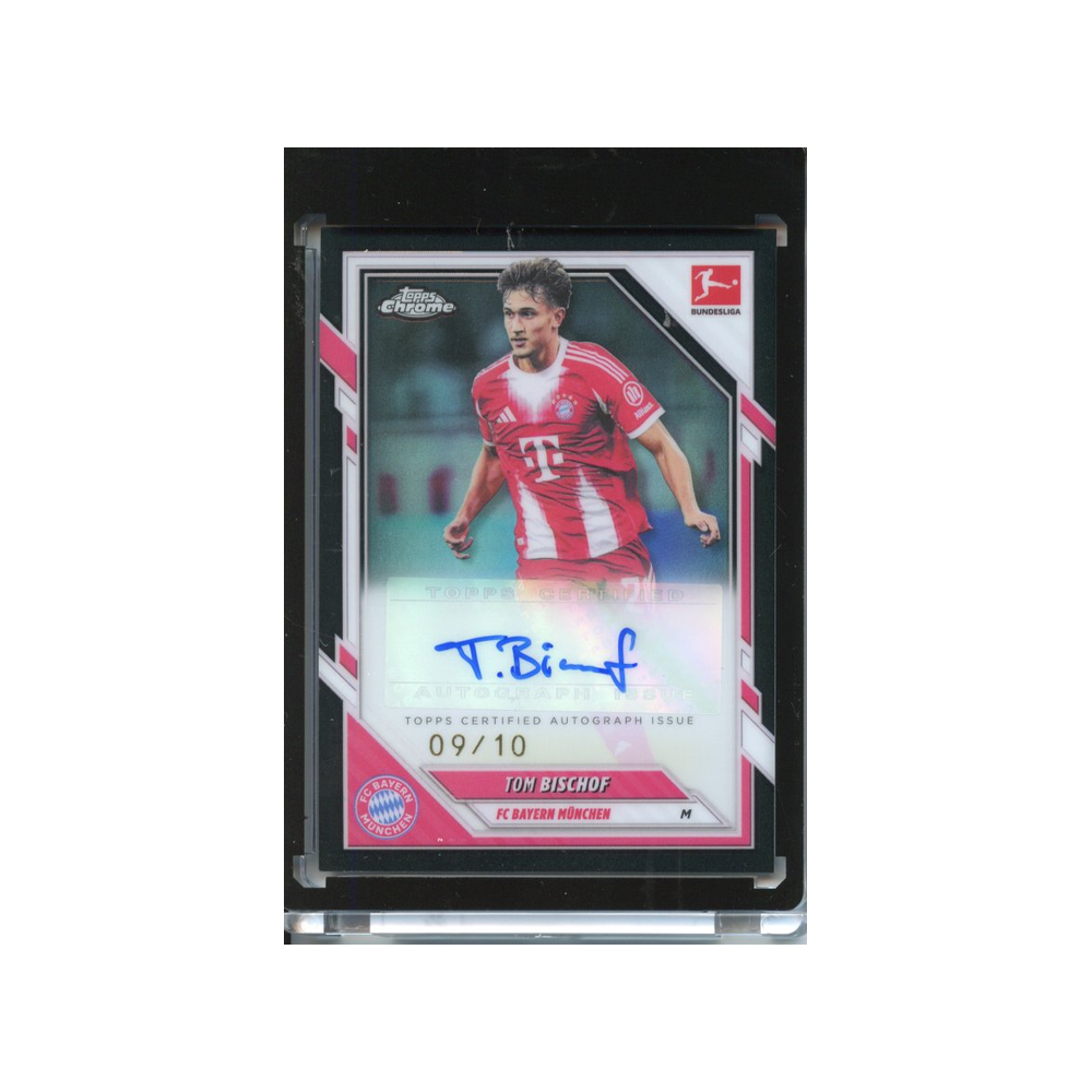 Tom-Bischof-Auto-Black-/10-2025-Topps-Chrome-Vorderseite