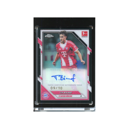 Tom-Bischof-Auto-Black-/10-2025-Topps-Chrome-Vorderseite
