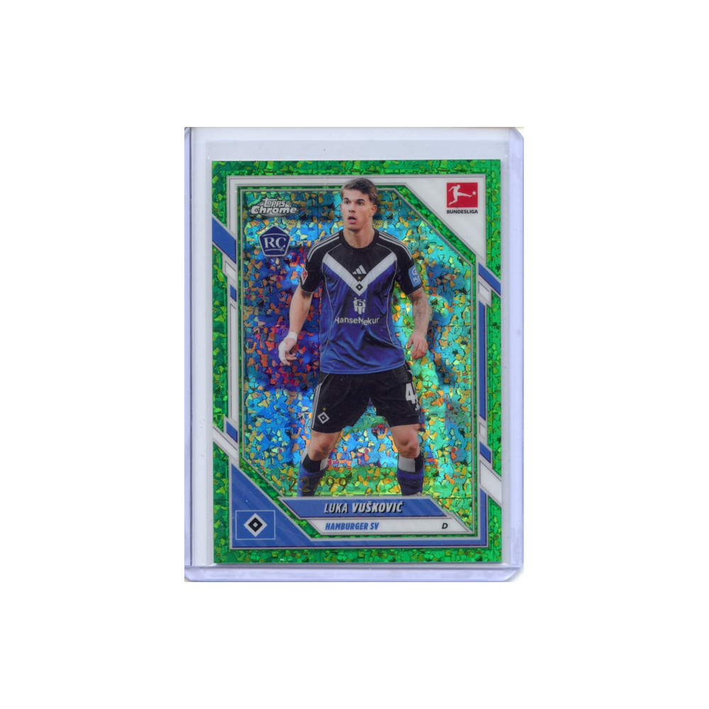 Luka-Vuskovic-Green-Mini-Diamond-2025-Topps-Chrome-Vorderseite