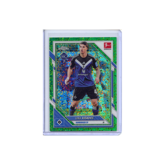 Luka-Vuskovic-Green-Mini-Diamond-2025-Topps-Chrome-Vorderseite