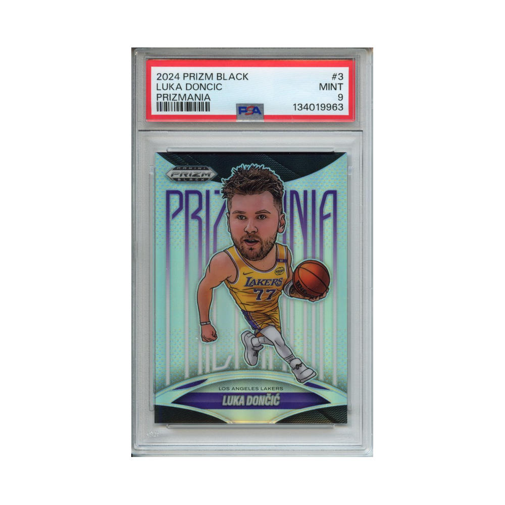 Luka-Doncic-Prizmania-2024-Prizm-Black-PSA-9-Vorderseite