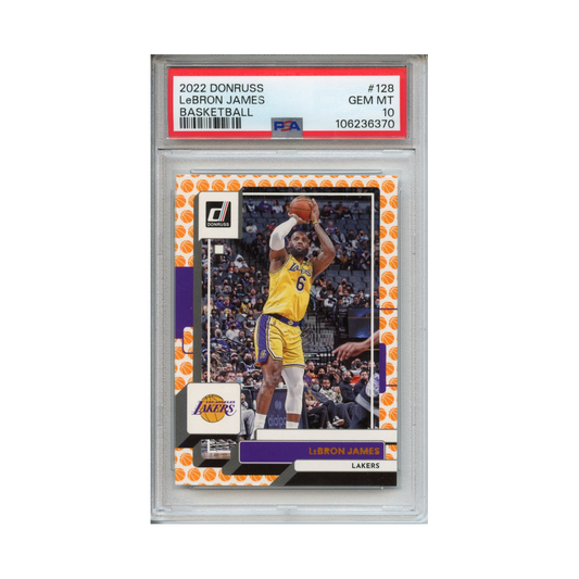 Lebron-James-Basketball-2022-Donruss-PSA-10-Vorderseite