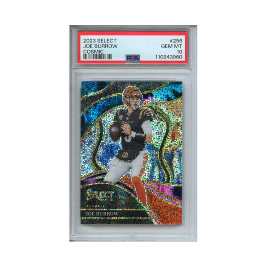 Joe-Burrow-Cosmic-2023-Select-PSA-10-Vorderseite