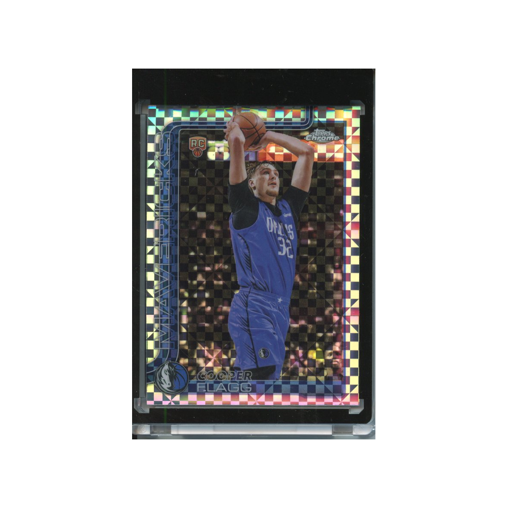 Cooper-Flagg-Silver-X-Fractor-2025-Topps-Chrome-#1-Vorderseite