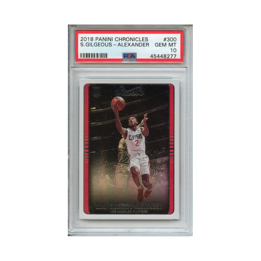 Shai-Gilgeous-Alexander-2018-Panini-Chronicles-PSA-10-Vorderseite