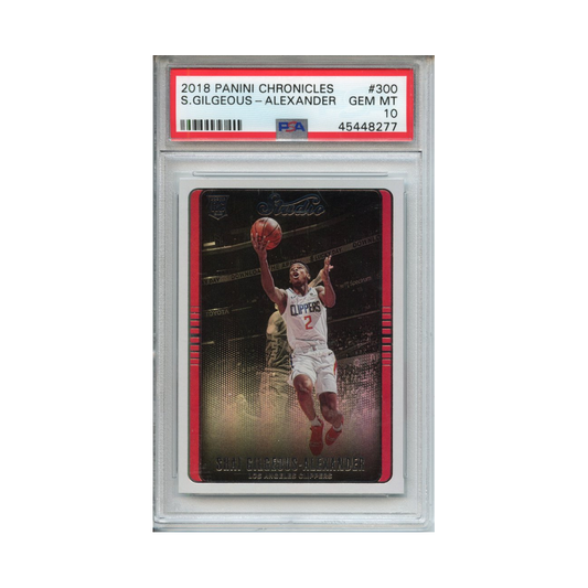Shai-Gilgeous-Alexander-2018-Panini-Chronicles-PSA-10-Vorderseite
