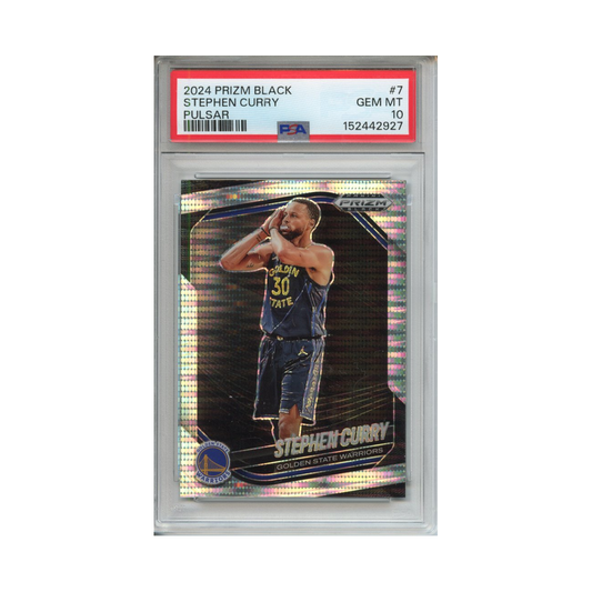 Stephen-Curry-Pulsar-2024-Prizm-Black-PSA-10-Vorderseite