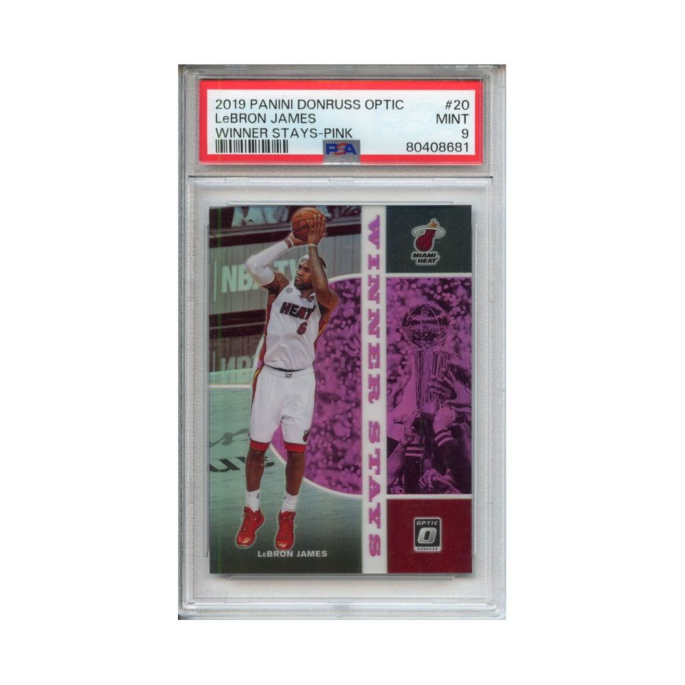 Lebron-James-Winner-Stays-Pink-2019-Panini-Donruss-Optic-PSA-9-Vorderseite
