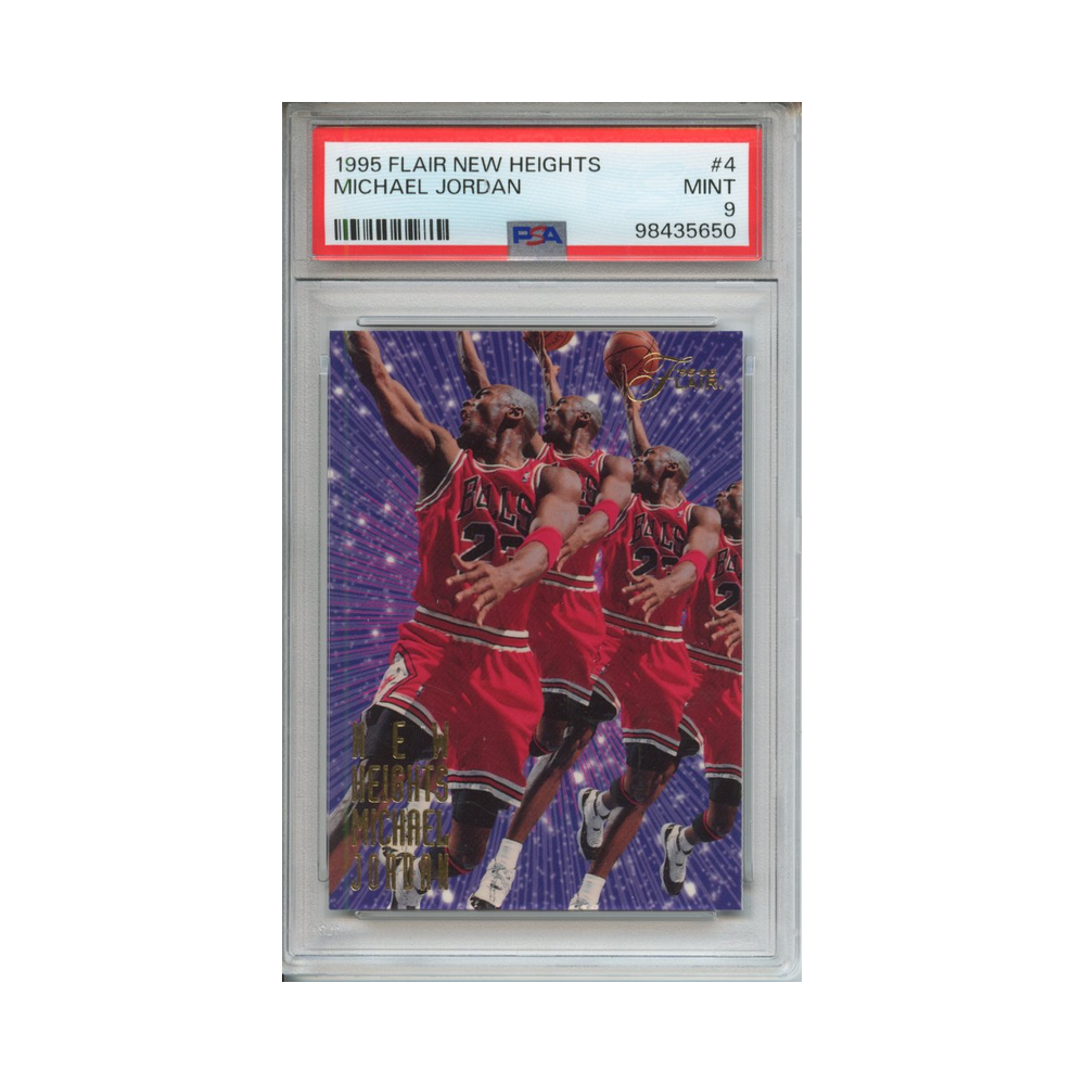 Michael-Jordan-1995-Flair-New-Heights-PSA-9-Vorderseite