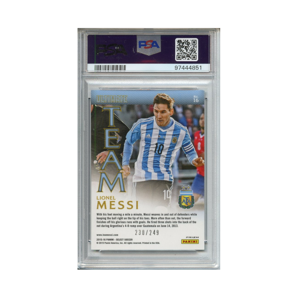 Lionel-Messi-Ultimate-Team-Camo-Prizm-PSA-10-Rückseite