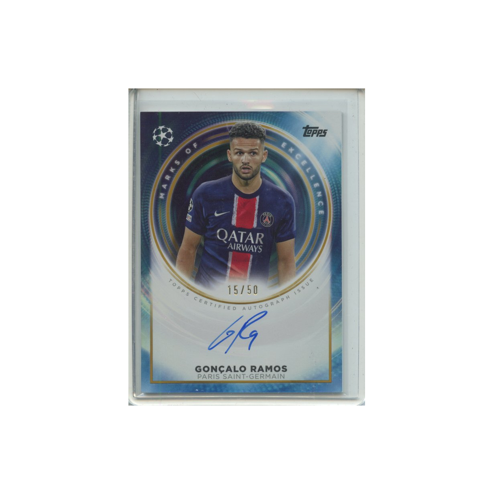 Goncalo-Ramos-Autograph-Marks-of-Excellence-/50-2024-Topps-Vorderseite