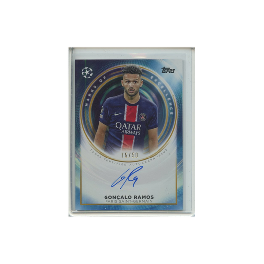 Goncalo-Ramos-Autograph-Marks-of-Excellence-/50-2024-Topps-Vorderseite
