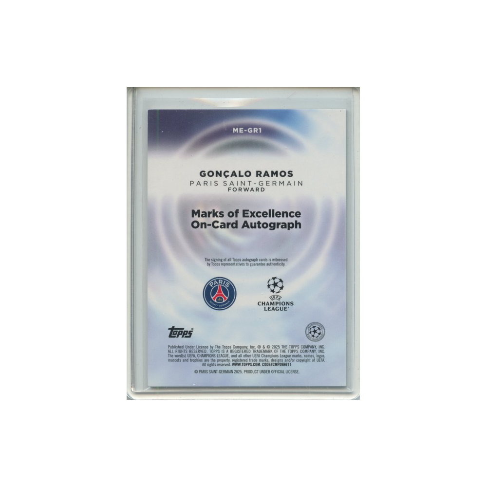 Goncalo-Ramos-Autograph-Marks-of-Excellence-/50-2024-Topps-Rückseite