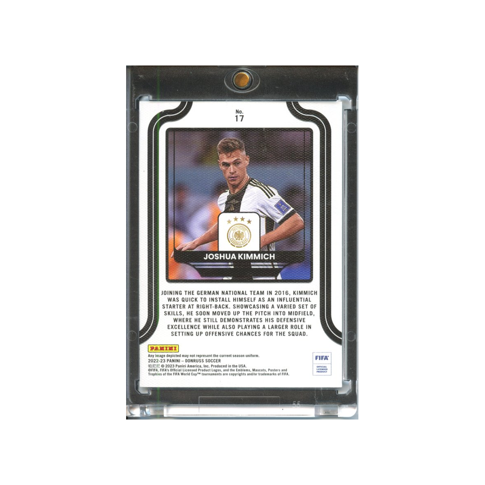 Joshua-Kimmich-Elite-Series-1/1-2022-Donruss-Rückseite