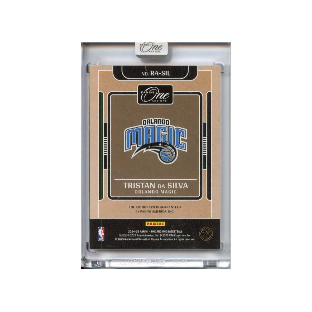 Tristan-Da-Silva-Auto-/25-2024-Panini-One-and-One-#1-Rückseite