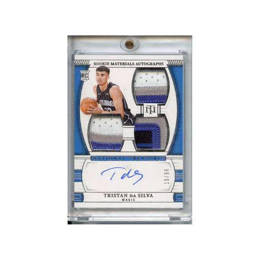 Tristan-Da-Silva-Rookie-Materials-Autographs-/99--2024-National-Treasures-Vorderseite