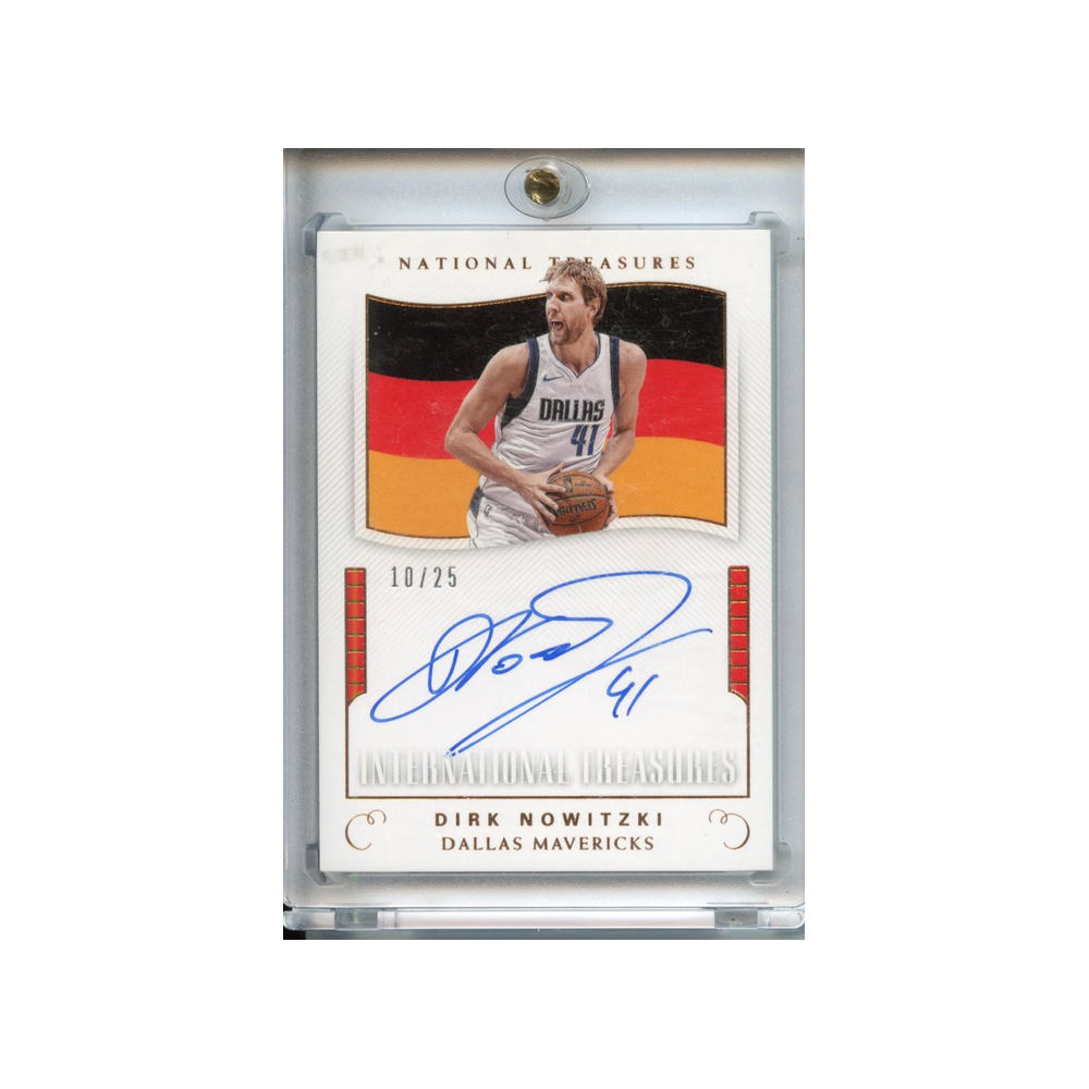 Dirk-Nowitzki-Auto-International-Treasures-/25-2017-National-Treasures-Vorderseite