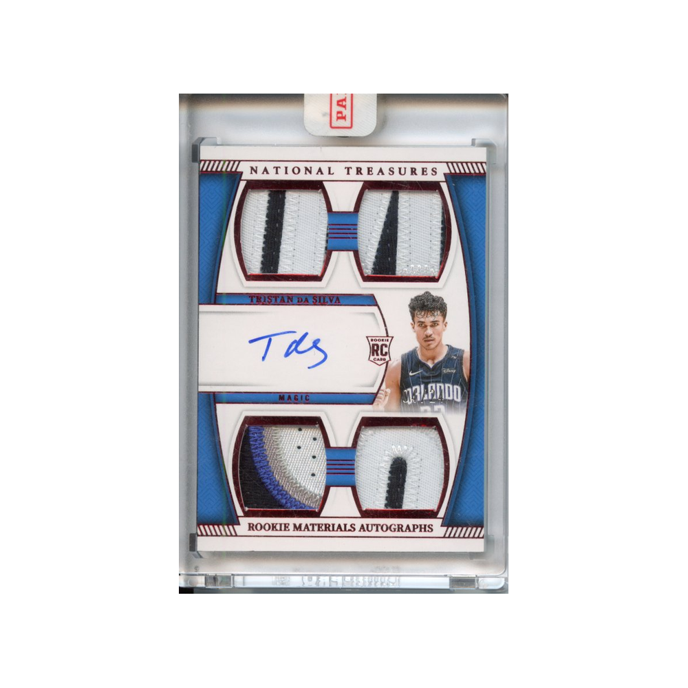 Tristan-Da-Silva-Rookie-Materials-Autographs-/24--2024-National-Treasures-Vorderseite
