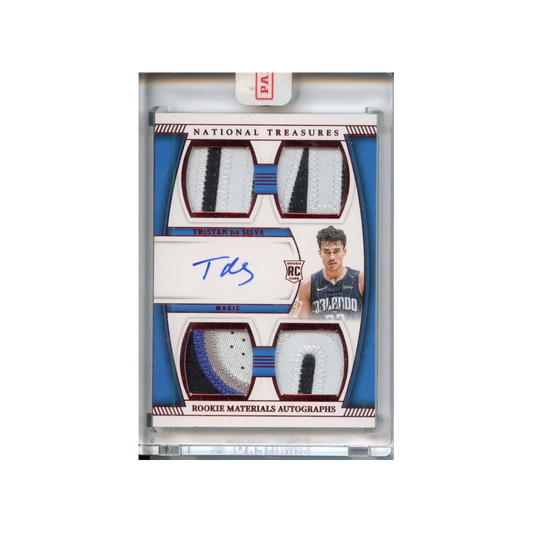 Tristan-Da-Silva-Rookie-Materials-Autographs-/24--2024-National-Treasures-Vorderseite