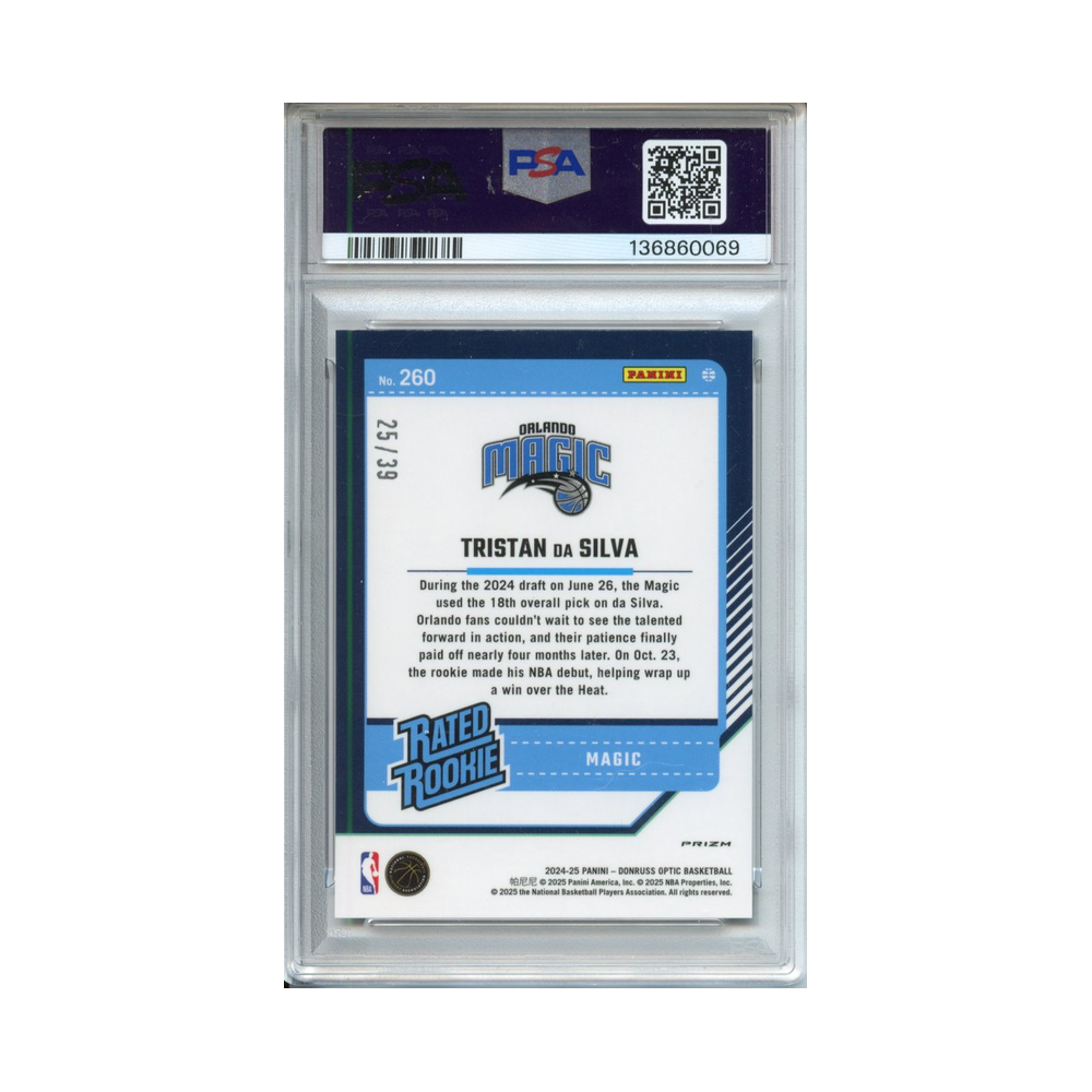 Tristan-Da-Silva-Black-Velocity-2024-Donruss-Optic-PSA-9-Rückseite