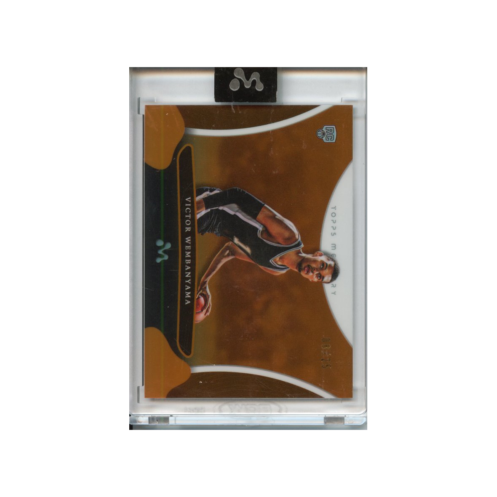 Victor-Wembanyama-Orange-Refractor-/25-2023-Topps-Mercury--Vorderseite
