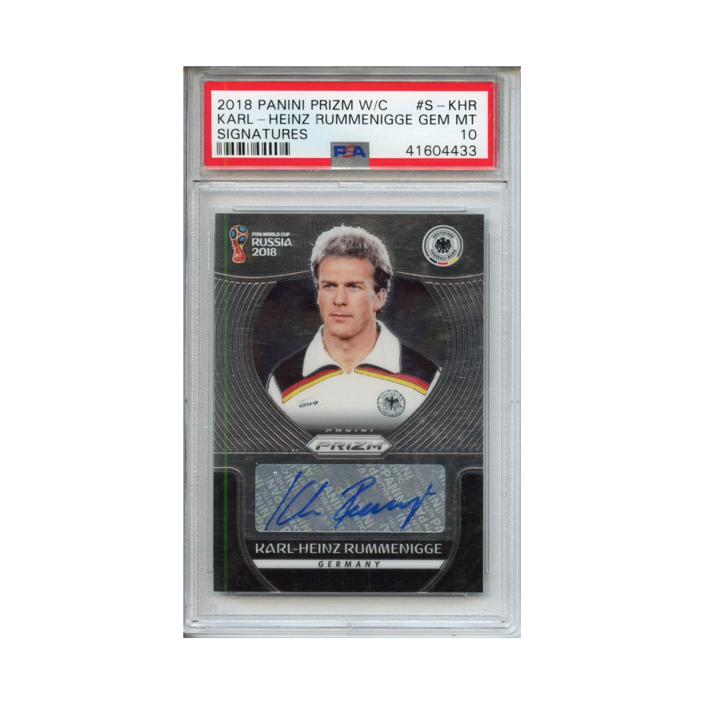 Karl--Heinz-Rummenigge-Signatures-2018-Panini-Prizm-W/C-Vorderseite