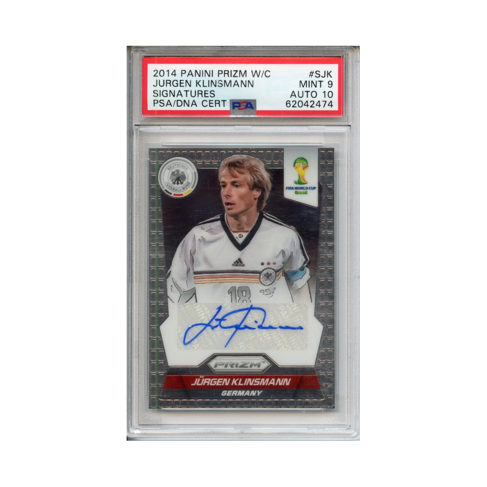 Jürgen-Klinsmann-Signatures-2014-Panini-Prizm-W/C-Vorderseite