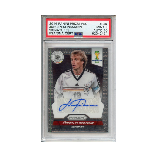 Jürgen-Klinsmann-Signatures-2014-Panini-Prizm-W/C-Vorderseite