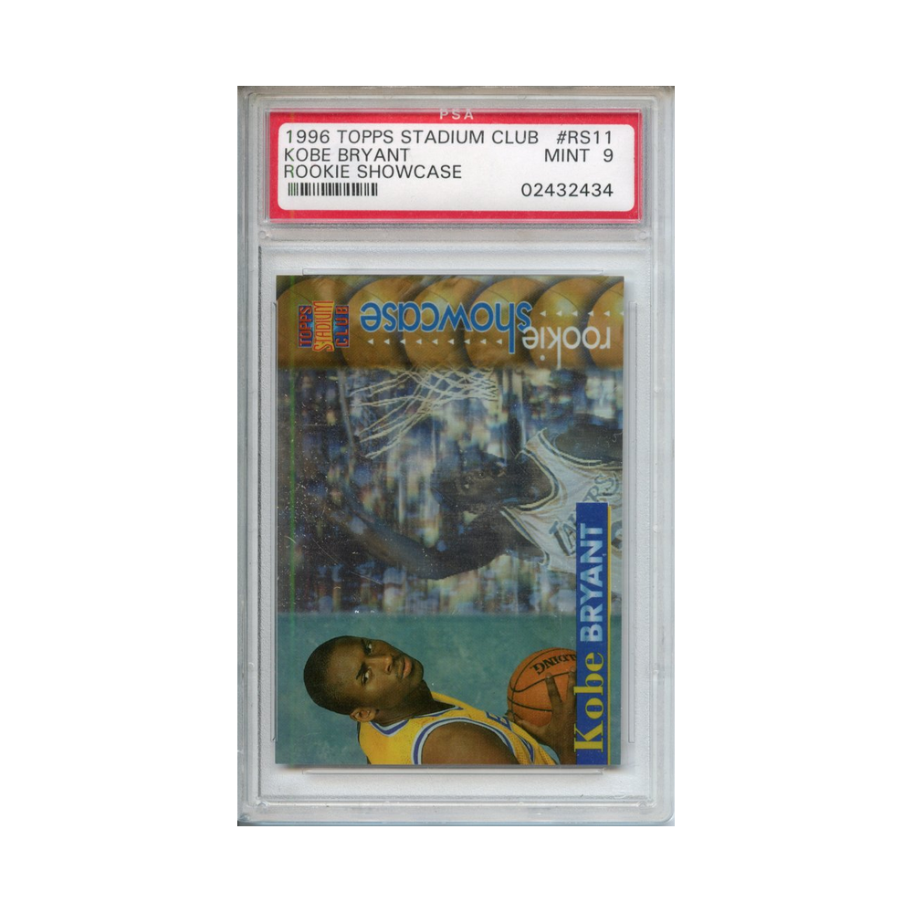 Kobe-Bryant-Rookie-Showcase-1996-Topps-Stadium-Club-PSA-9-Vorderseite