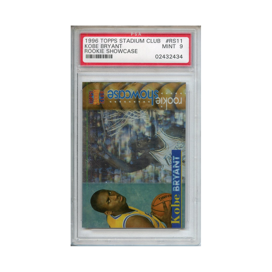Kobe-Bryant-Rookie-Showcase-1996-Topps-Stadium-Club-PSA-9-Vorderseite