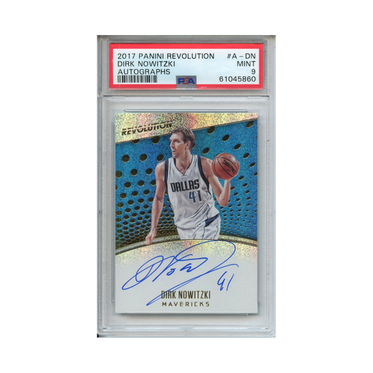 Dirk-Nowitzki-Autographs-2017-Panini-Revolution--PSA-9-Vorderseite